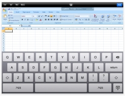 Excel on iPad